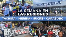 Recorrido noticioso por los estados Táchira, Mérida, Sucre y Carabobo - La Semana en las Regiones