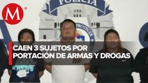 Detienen a 3 presuntos narcomenudistas en Playa del Carmen