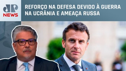 Macron garante aumento bilionário no orçamento militar francês; Suano analisa