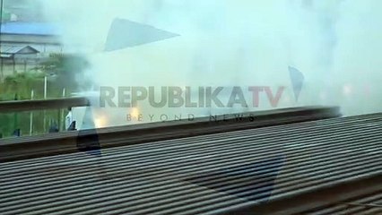 Proses Pengelasan Rel Kereta Cepat Jakarta-Bandung Sepanjang 500 Meter Selesai