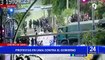 'Toma de Lima': tanquetas resguardan el Congreso para impedir el paso de manifestantes