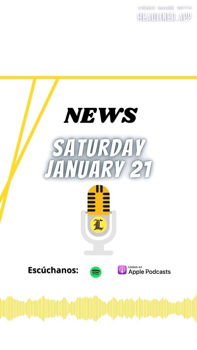 NEWS SATURDAY  21  JANUARY