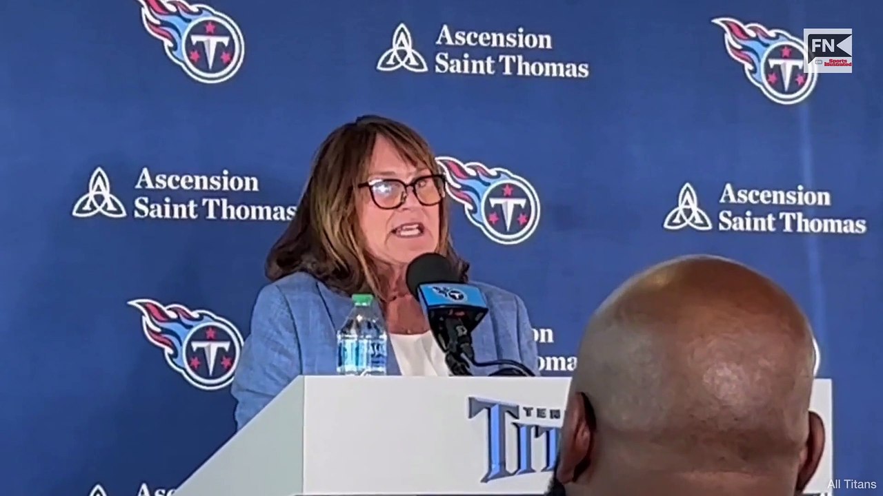 Titans Owner Amy Adams Strunk Introduces GM Ran Carthon - Video Dailymotion