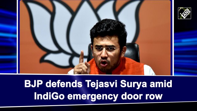 BJP defends Tejasvi Surya amid IndiGo emergency door row