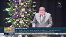 Guatemala: Tribunal Supremo convoca elecciones generales y de diputados para el mes de junio