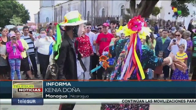 Nicaragüenses celebran fiestas de San Sebastián con bailes tradicionales