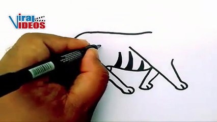 How to Draw a Tiger From Alphabet Y.Y Easily | Tiger Drawing 2023