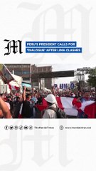 Peru's president calls for 'dialogue' after Lima clashes