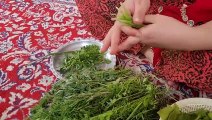 Recipe for dolma kurdish in country house - Daily Routine Village life - iran village cooking