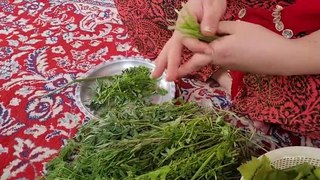 Recipe for dolma kurdish in country house - Daily Routine Village life - iran village cooking