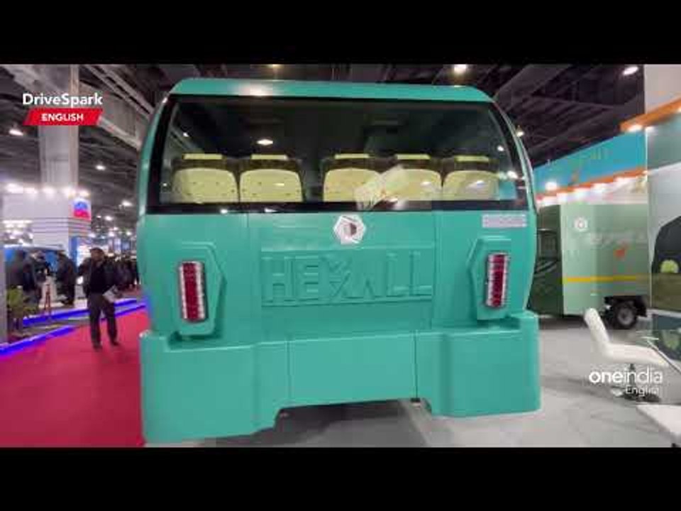 Auto expo 2023 hexal bubble bus punith bharadwaj drivespark video