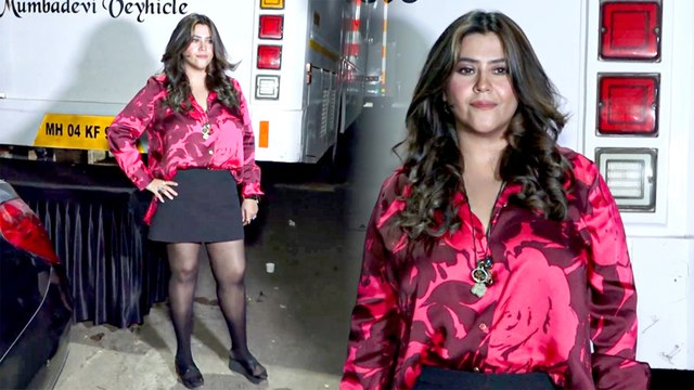 Bigg Boss 16 Show में हिस्सा लेने के लिए Film City पहुंची Ekta Kapoor