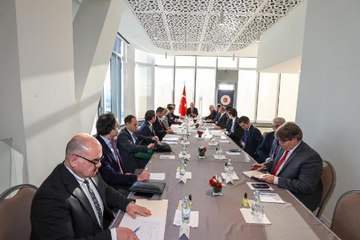 Bakan Çavuşoğlu'nun New York temasları