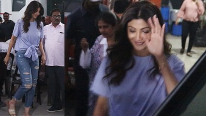 Shilpa Shetty Purple Top Blue Jeans में लगी बेहद खूबसूरत, 47 Age में दिखा ये अंदाज | *Entertainment
