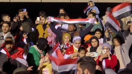 Irak'ta kupa sevinci sürüyor