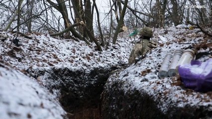 Иностранные журналисты на передовой войны в Украине