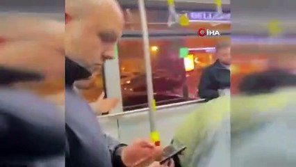 Metrobüste alacaklı krizi! Bir kadın fenalık geçirdi