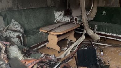 KIRKLARELİ - Evde çıkan yangında bir kadın dumandan etkilendi