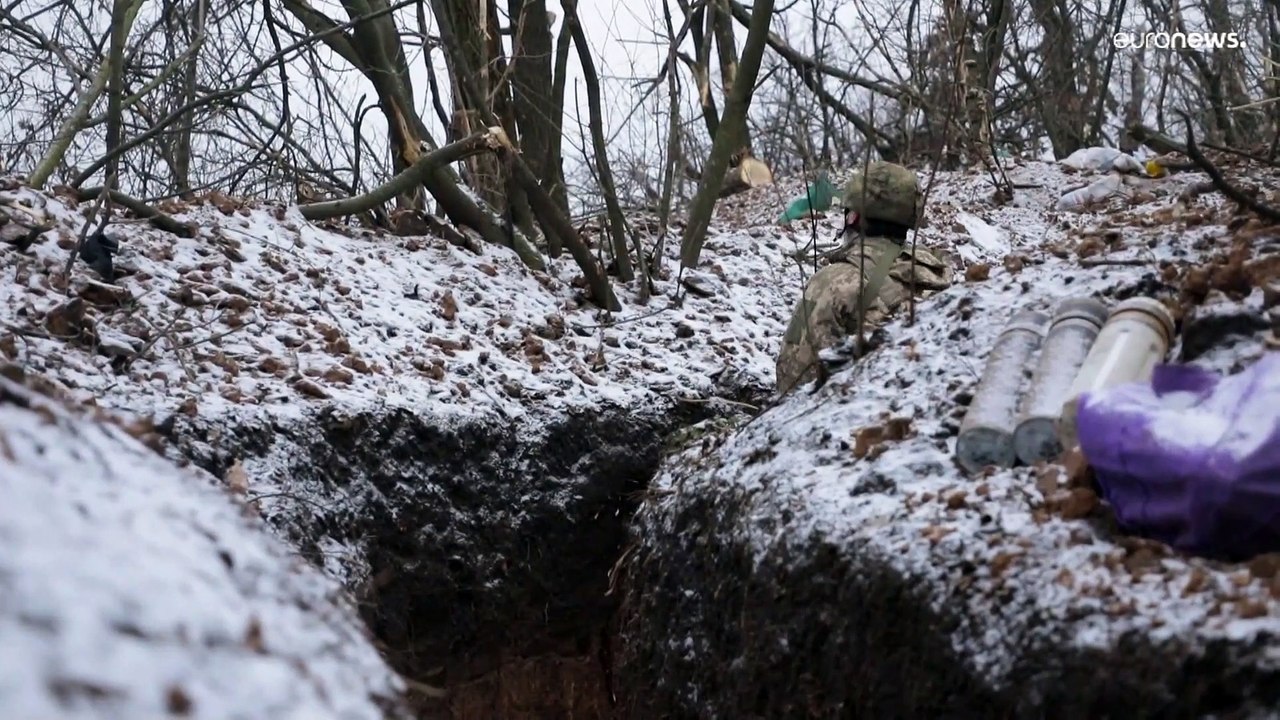 En immersion avec des soldats ukrainiens sur la ligne de front