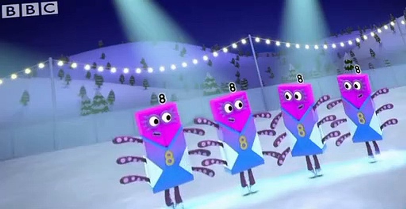 Numberblocks Numberblocks S08 E006 Snow Day Doubles