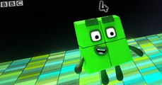 Numberblocks Numberblocks S08 E009 Four on the Floor