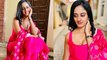 Ayesha Singh ने Pink Color के सूट में Pics की share, Post देखकर Fans हुए खुश और की तारीफ । FilmiBeat
