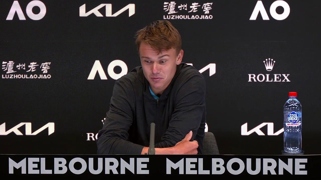 Open d'Australie 2023 - Holger Rune : "You know, we are in a Grand Slam, so nothing is going to stop me"