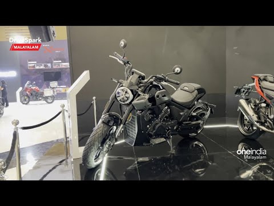 Auto Expo 2023: MBP C1002V Motorcycle Walkaround | Malayalam Drivespark | Manu Kurian