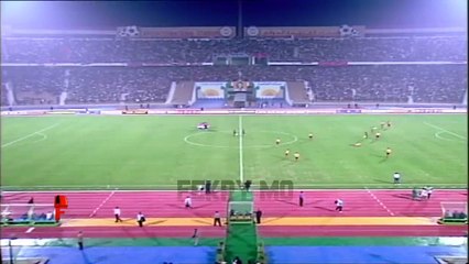 الشوط الأول من مباراة الأهلي والترجي التونسي نصف نهائي دوري ابطال افريقيا 2001 تعليق ميمي الشربيني