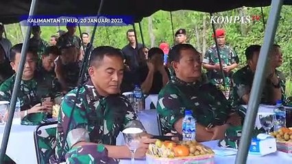 Panglima TNI Cek Pembangunan Mabes TNI Hingga Istana Presiden Saat Kunjungi IKN