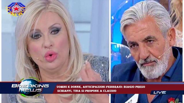 Uomini e donne, anticipazioni febbraio: Biagio preso schiaffi, Tina si propone a Claudio