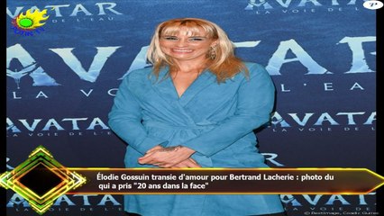 Élodie Gossuin transie d'amour pour Bertrand Lacherie : photo du  qui a pris "20 ans dans la face"