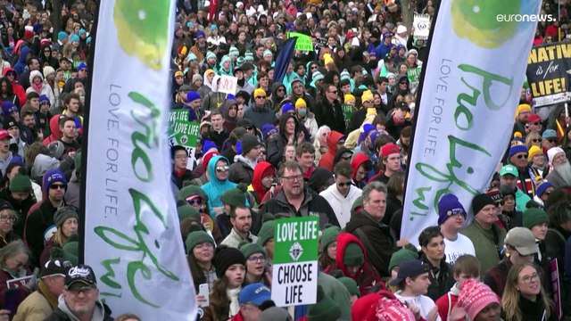 Los detractores del aborto llenan las calles de Washington con su 'Marcha por la Vida'
