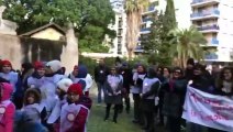 Circa 250 bambini dei centri delle Madonie hanno sfilato in corteo da piazza Croci fino all’Aula bunker