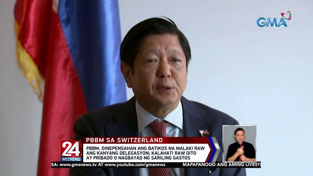 PBBM, dinepensahan ang batikos na malaki raw ang kanyang delegasyon; kalahati raw dito ay pribado o nagbayad ng sariling gastos | 24 Oras Weekend