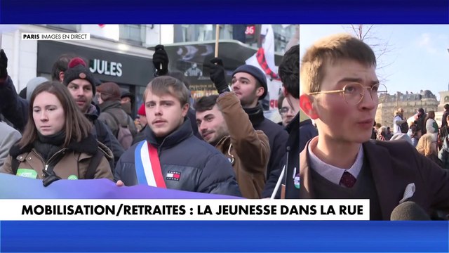 Enzo, manifestant contre la réforme des retraites : «On est prêt à aller jusqu’au bout, s’il faut aller bloquer l’Assemblée et dire c’est fini, je n’ai rien contre»