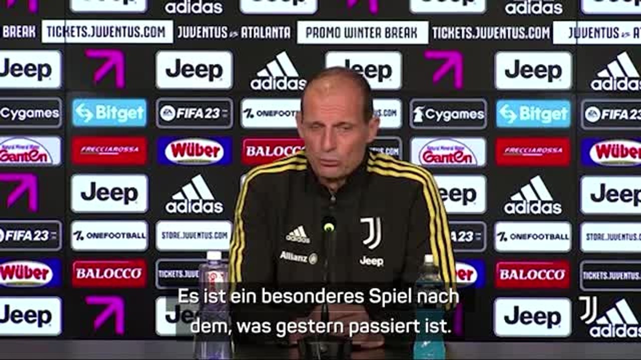 Allegri vor Atalanta: 'Ist ein besonderes Spiel'