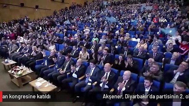 Akşener, Diyarbakır'da partisinin 2. olağan kongresine katıldı
