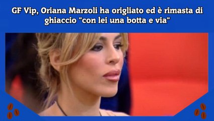 Descargar video: GF Vip, Oriana Marzoli ha origliato ed è rimasta di ghiaccio con lei una botta e via