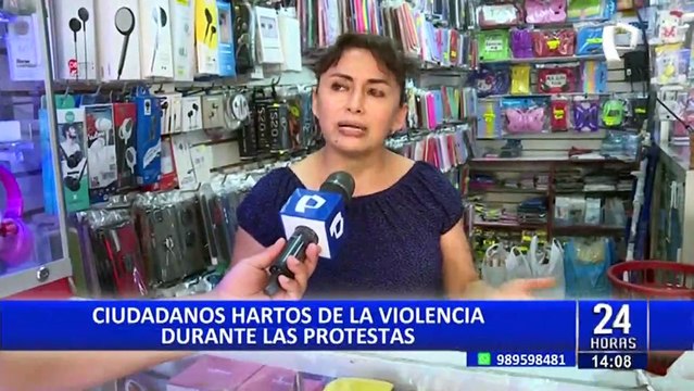 Emprendedores cansados de la violentas protestas piden que los dejen trabajar
