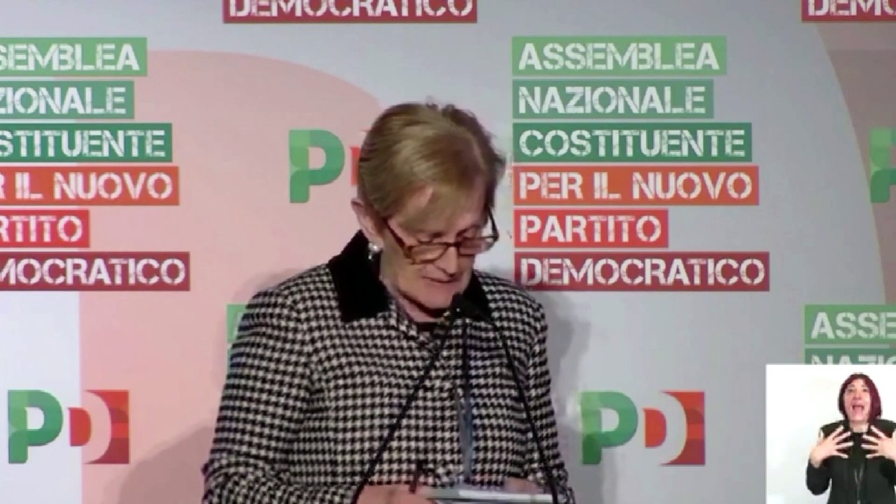 Pd, Livia Turco si commuove: "Contenta che i compagni di Articolo 1 siano di nuovo qui"