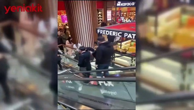Feci olay! Ümraniye’deki AVM'de bir kadın metrelerce yüksekten zemine çakıldı
