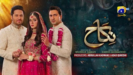Nikah Episode 02 - 21st January 2023 - Haroon Shahid - Zainab Shabbir