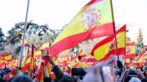Manifestación en Cibeles contra Pedro Sánchez