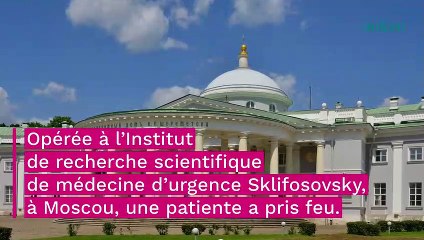 Hospitalisée pour une fracture à l’épaule, elle prend feu en salle d’opération