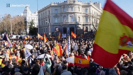 Así ha sido la gran manifestación contra Sánchez celebrada en Madrid