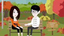 Sad Love Story | Girlfriend Boyfriend Break Up Moments | Romantic Cartoon | Animated Short Film