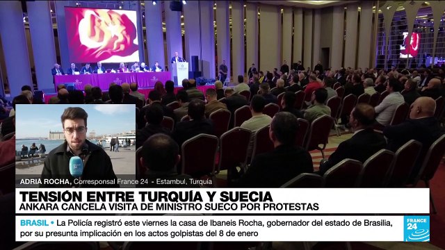 Informe desde Estambul: Turquía canceló visita del ministro de Defensa sueco por protestas