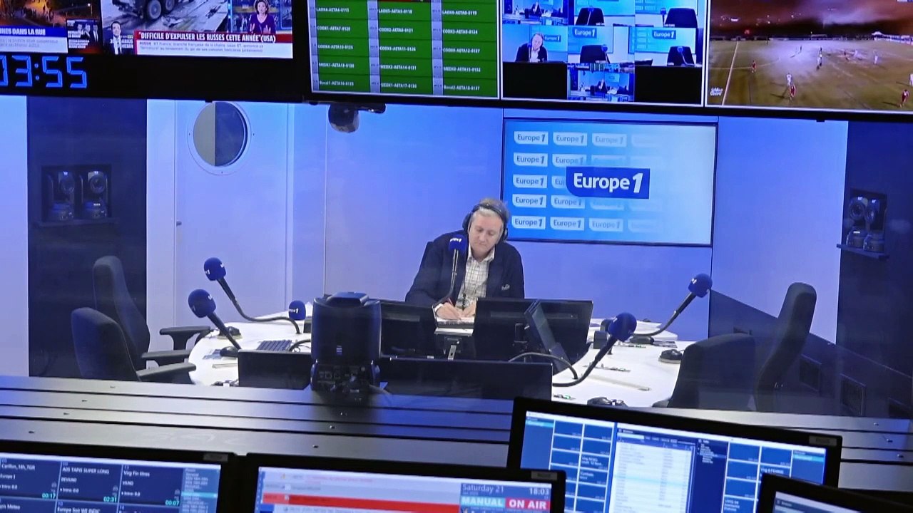 DOCUMENT EUROPE 1 -  «Ça n'arrête pas», décrit le reporter Régis Le Sommier depuis le front en Ukraine