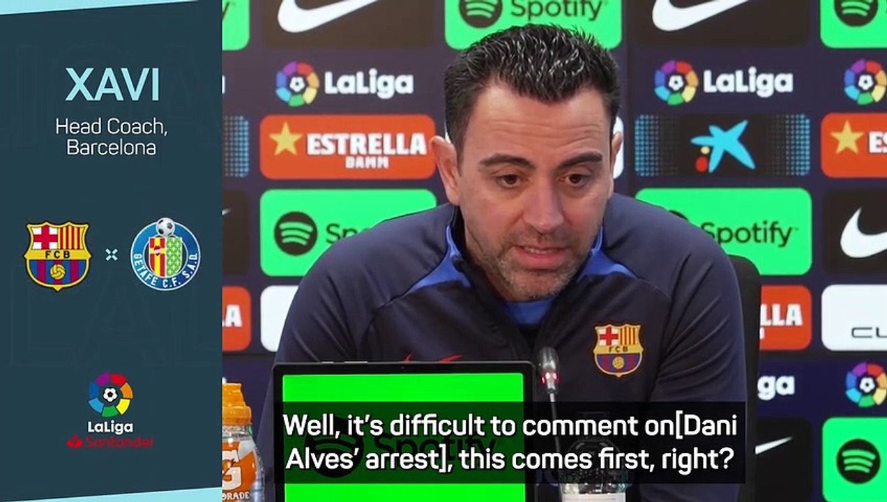 Xavi shocked at Dani Alves arrest